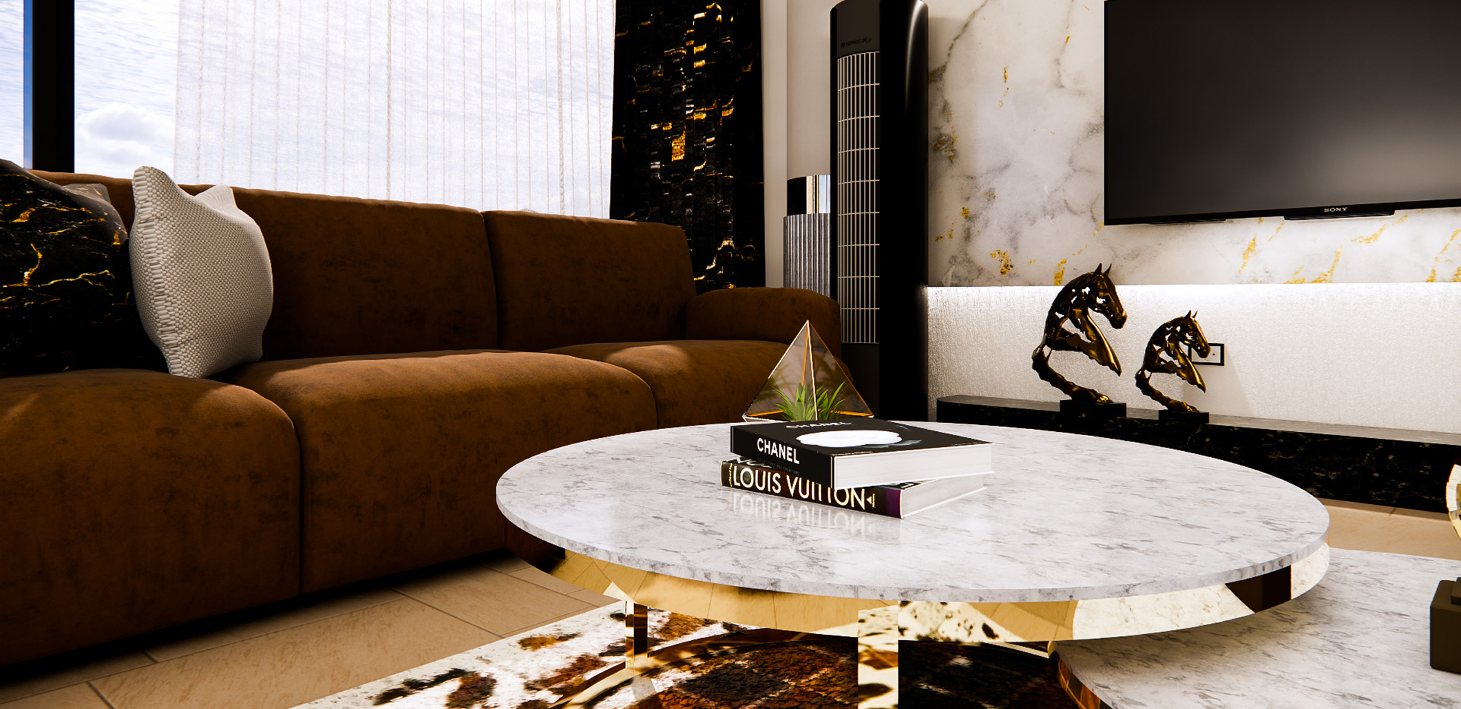 Shkoder Residence interior detail