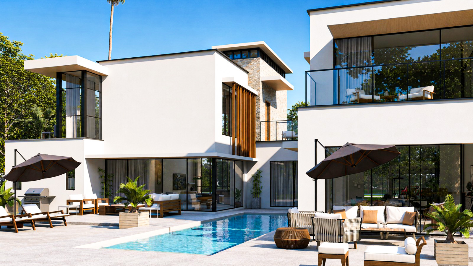 Al Khawaneej Villa architectural view 4