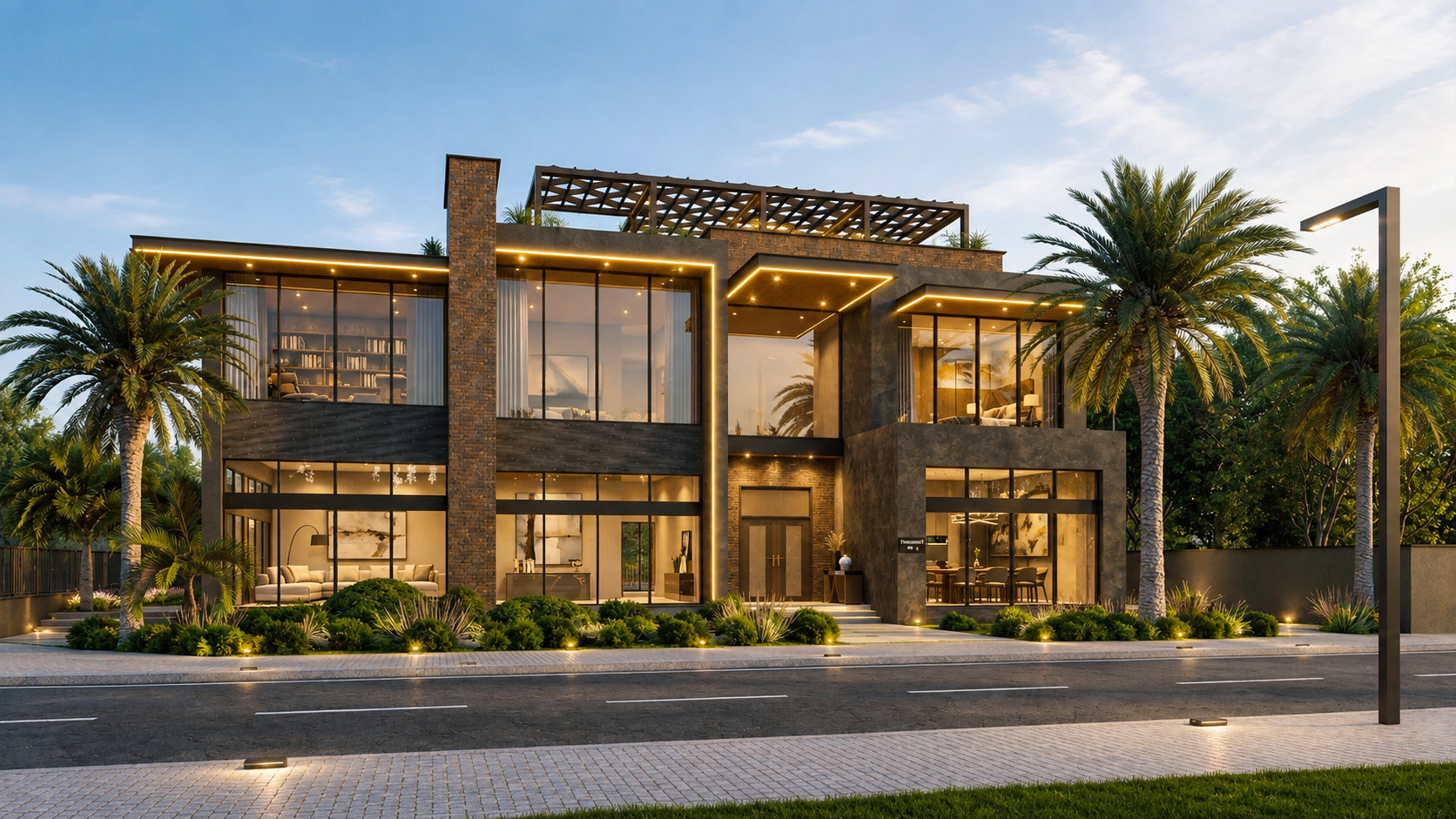 Front elevation of Private Villa in Nadd Al Shibba Fourth, Dubai