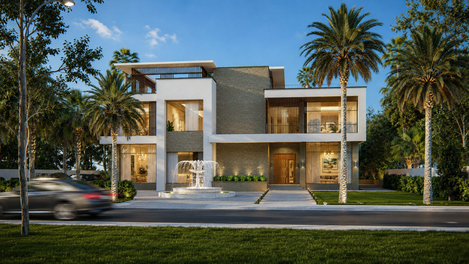 Front elevation of Nadd Al Shibba Third Villa